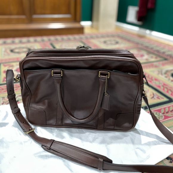 Coach Men’s Leather Briefcase - Picture 4 of 5